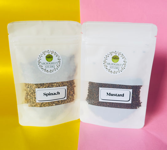 Mustard + Spinach DIY Microgreen Studio kit
