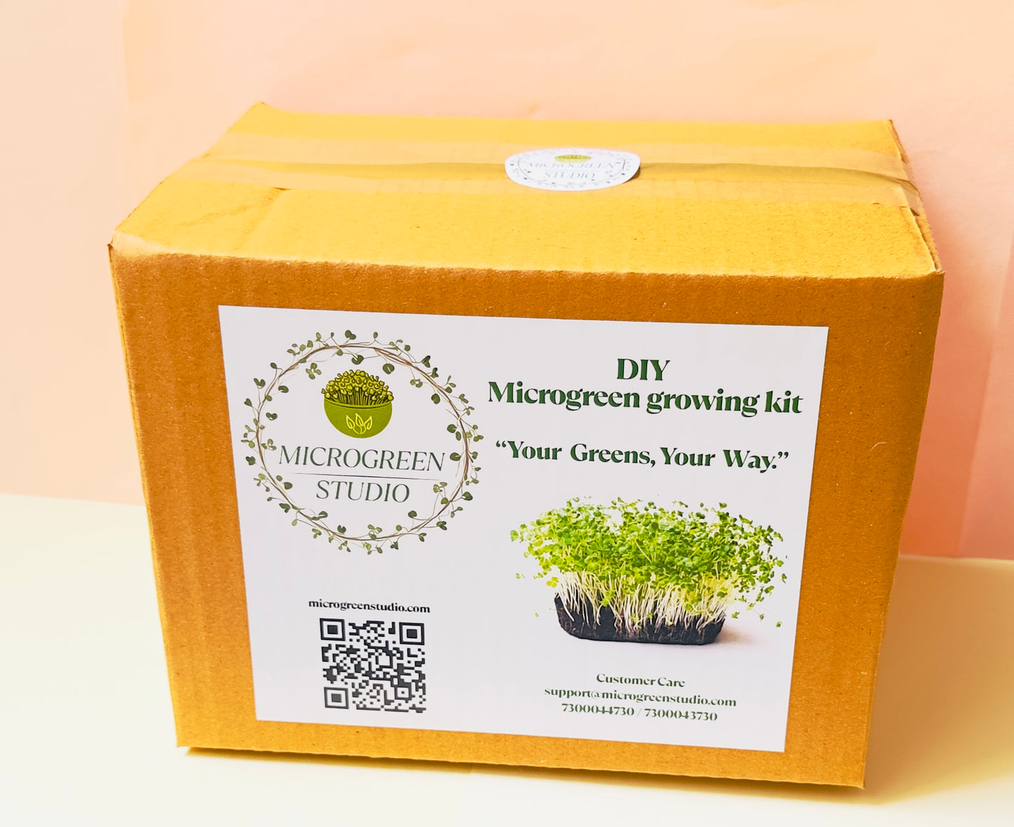 Beetroot + Mustard DIY Microgreen Studio kit