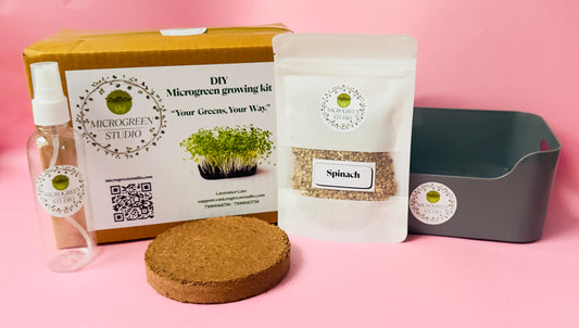 Spinach DIY Microgreen Studio kit